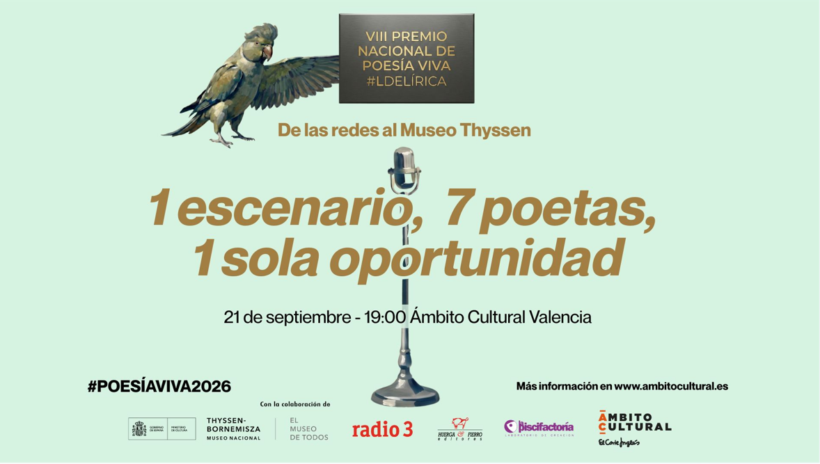 VIII PREMIO NACIONAL DE POESÍA VIVA #LdeLírica